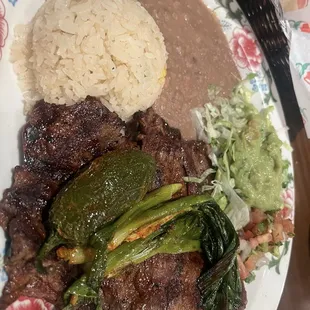 Carne Asada Plate