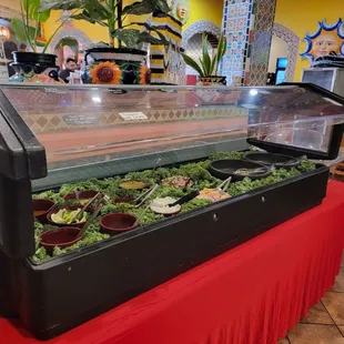 Salsa bar for Taco Tuesdays only