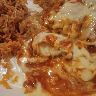 Cheese enchiladas