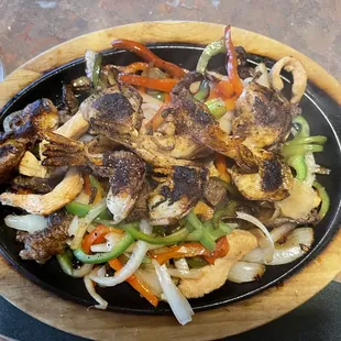 Shrimp, Steak and Chicken Fajita