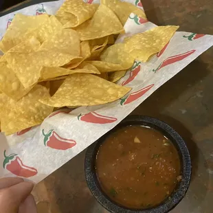 121422 love the hearty chips and salsas slways on point and flavorful when we eat here