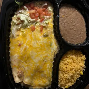 Enchiladas Rancheras Plate-Chicken Green Chile SUPER YUMMY !!! the agua fresca de horchata was super delicious as well!!! Will be back!