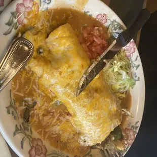 Hubbys fajits burrito is Always Delicious! He eats like a bird and I always get 1/2-3/4 of his food. Heehee