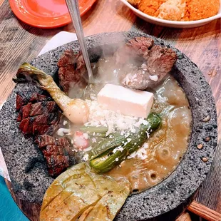Molcajete- steak