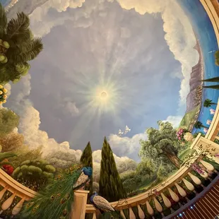 Beautiful Artwork on the Ceiling