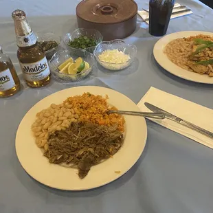 Carnitas and fajitas!!!