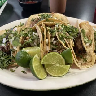 Carnitas with cilantro onion corn tortillas