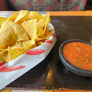 Chips and salsa.