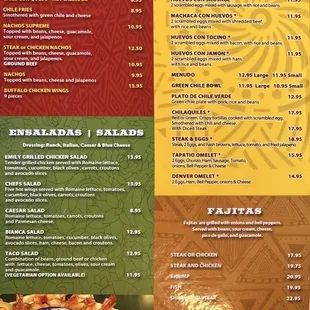 Menu 1 of 5