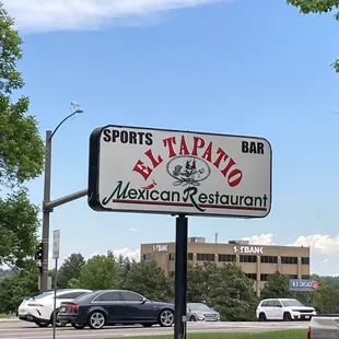 a sign for a mexican restaurant