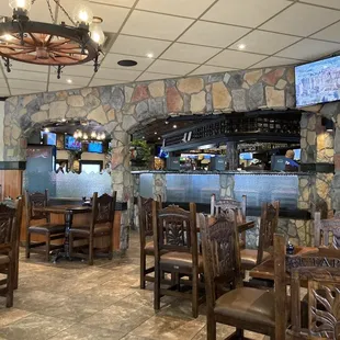 the interior of a restaurant