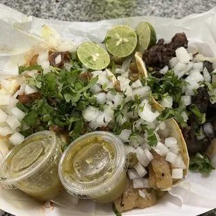 Lingua, Barbacoa, and Chicharron, Taco