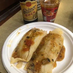 Slap Yo Momma Good Pork Tamales with Salsa