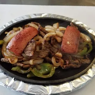 Fajita with Sausage skillet