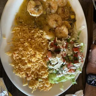 Camarones mojo de ajo