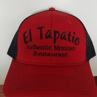 a person wearing a red hat