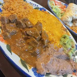 Enchiladas and Carne Asada