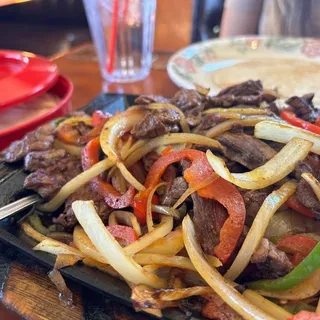 Steak Only Fajitas Tapatias