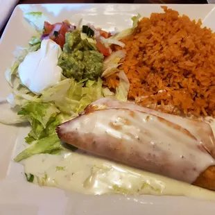 Lunch chimichauga