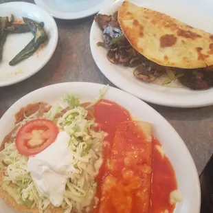 plates of food