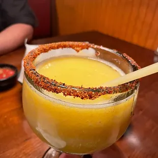 Mango Margarita with Tajin
