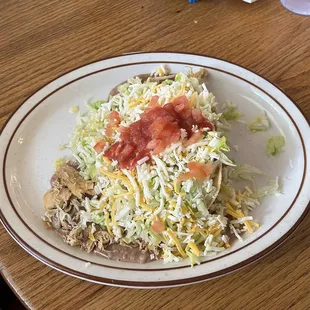 Chicken Tostada Corn