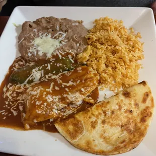 Tamale &amp; Chile Relleno combo.