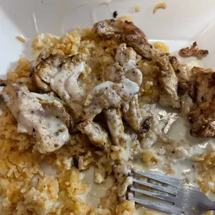 J. Grilled Chicken and Rice