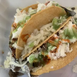 crispy tacos (Steak & Al Pastor)