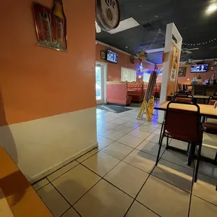 the interior of a restaurant