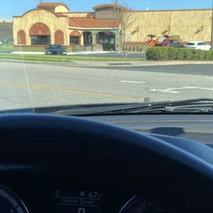 the dashboard of a car