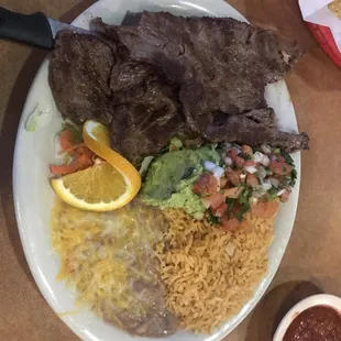 Carne Asada dinner