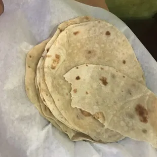 Fresh tortillas
