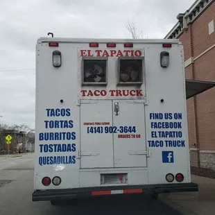 the back of the truck