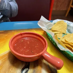 Salsa was ok