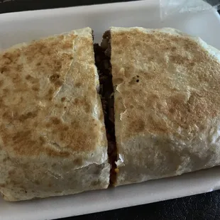 Supreme burrito! Big enough for two.