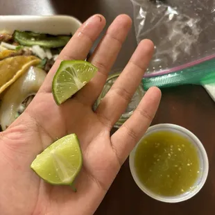 limes and salsa