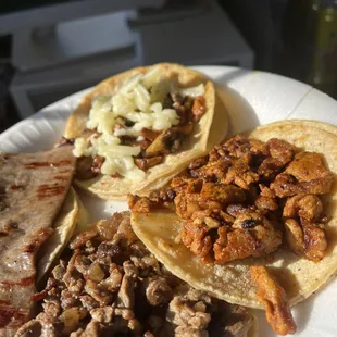 Cecina, Asada, Al Pastor, Al Pastor/Cheese