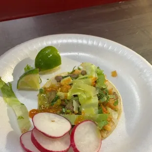 Vegetarian taco