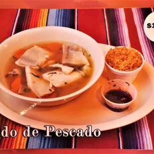 Caldo Pescado $11.50