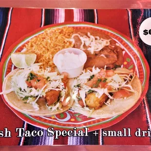 Fish Taco Plate