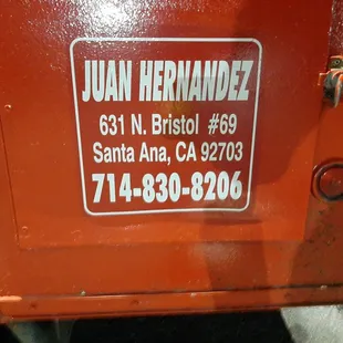 the name of the truck