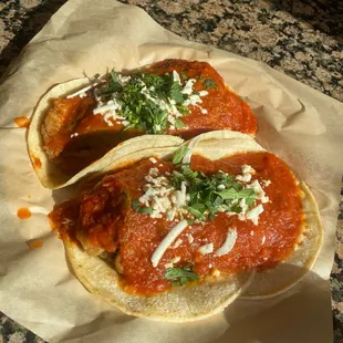 Chile relleno taco