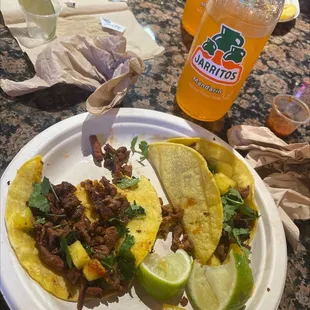 Tacos are good, although they are very dry. 7/10