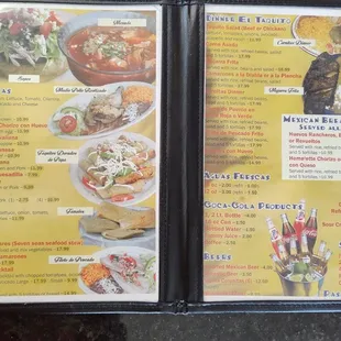 This is their menu.