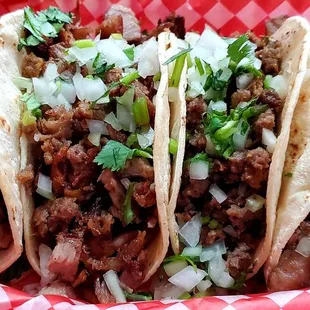Four tacos