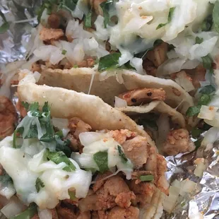 Chicken tacos
