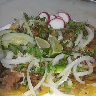 Tacos peeped by costumer