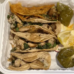 Chicken tacos