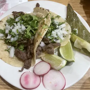Carne asada tacos
